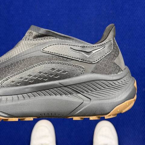 HOKA Project Transport 8 Black Gum Brown Trail Shoe Trail Running Sneakers (BS-86818)