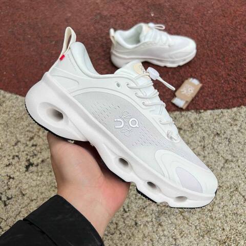 LOEWE x On Cloudsolo 3WF30604607 White Light Grey US 6 EU 37 UK 4 JP 23 Running Shoe Running Sneakers - Women's (BS-86769)