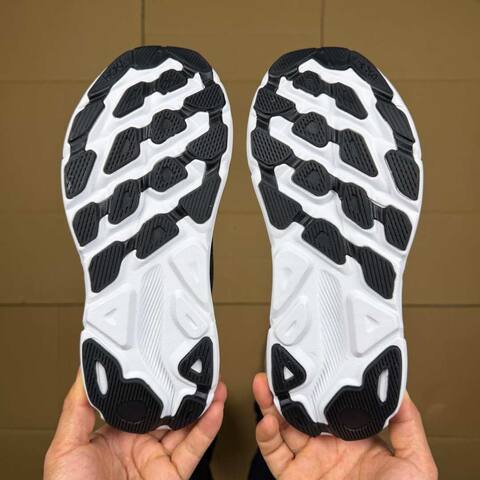 HOKA ONE ONE Clifton 9 Black White Running Shoe Running Sneakers (BS-86863)