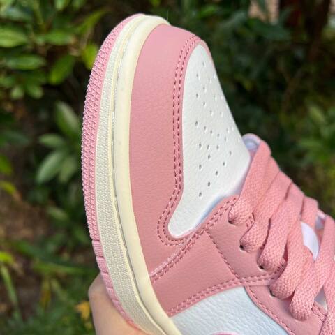 Jordan Air Jordan 1 Low DC0774 162 Pink White Cream EUR 37 5 Sneaker - Women's (BS-87174)