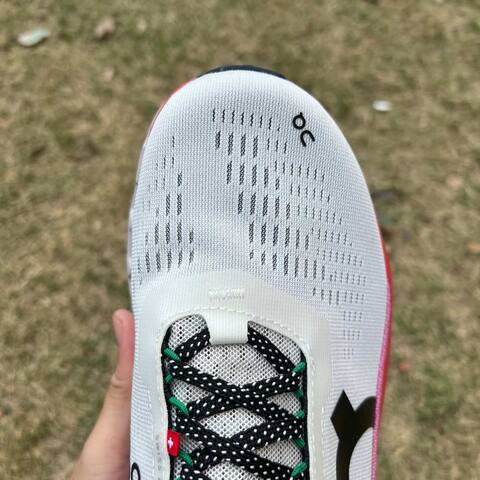 On Cloudmonster 2 3ME10122906 Ivory Silver Red Black US 8 EU 41 UK 7 5 JP 26 Running Shoe Running Sneakers - Men's (BS-86985)