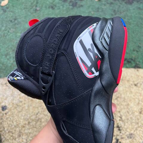 Jordan Air Jordan 8 Retro 305381 062 Black True Red White Blue US 8 UK 7 EUR 41 26cm Basketball Shoe - Men's (BS-87309)