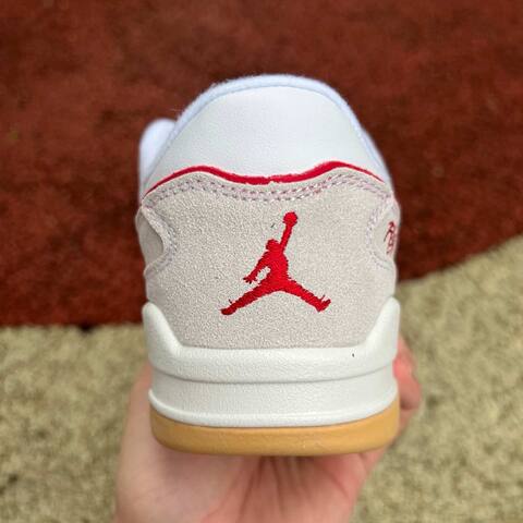 Jordan Flight Court SP HF3255 108 White Red Beige US 8 UK 7 BR 39 5 EUR 41 26cm Sneaker - Unisex (BS-87245)