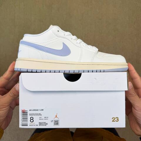 Jordan Air Jordan 1 Low DC0774 106 Sail Ghost Coconut Milk US 8 UK 7 EUR 41 Sneaker - Men's (BS-87234)