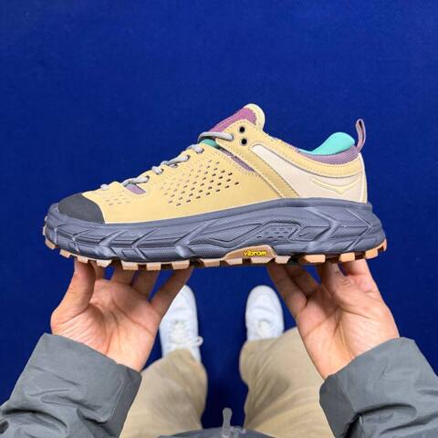 HOKA ONE ONE Tor Ultra 7 Khaki Teal Purple Black Brown Trail Shoe Trail Running Sneakers (BS-86824)
