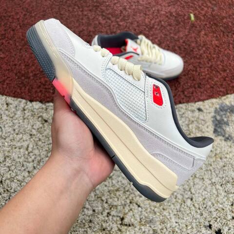Jordan Flight Court SP FZ9854 108 Beige Gray Red Black US 7 UK 6 BR 38 EUR 40 25cm Sneaker - Unisex (BS-87246)