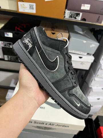Jordan Air Jordan 1 Low LD8888 015 Black Grey US 8 UK 7 BR 39 5 EUR 41 26 Cm Sneaker - Unisex (BS-87163)