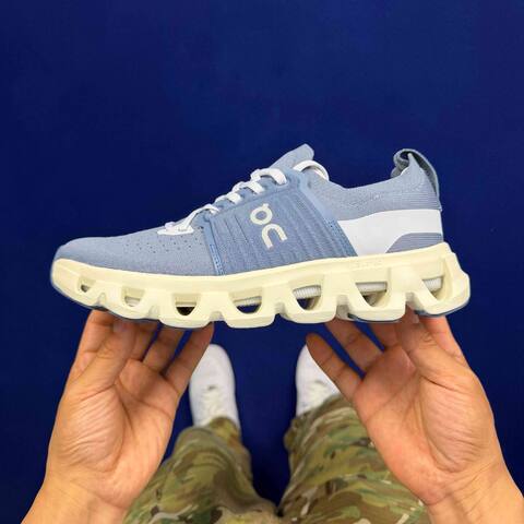 On Cloudswift 4 Blue White Cream Running Shoe Running Sneakers (BS-86749)