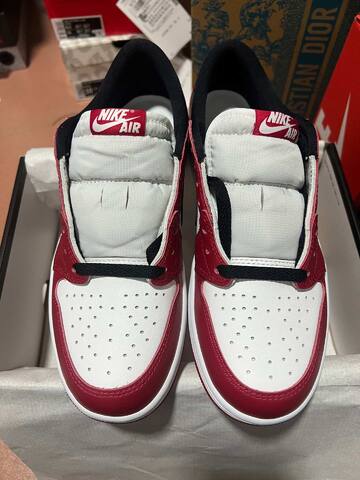Jordan Air Jordan 1 Retro Low OG HQ6998 600 Varsity Red Black Summit White US 7 5 UK 6 5 BR 39 EUR 40 5 CM 25 5 Sneaker - Unisex (BS-87186)