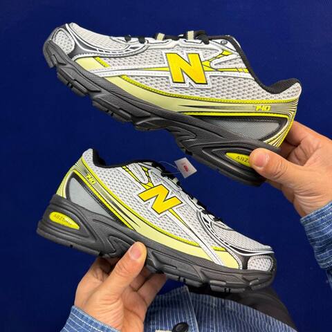 New Balance 740 U740FR2 White Yellow Black Grey USA 6 5 UK 6 EUR 39 5 Running Shoe - Women's (BS-87098)
