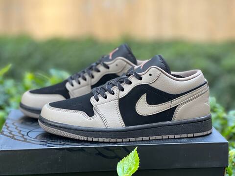 Jordan Air Jordan 1 Low SE IB7109 005 Black Olive Grey Light Wild Mango US 7 UK 6 BR 38 EUR 40 25 Cm Sneaker - Unisex (BS-87238)