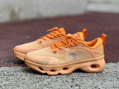 LOEWE x On Cloudsolo 3WF30600663 Orange Peach Silver US 7 EU 38 UK 5 JP 24 Running Shoe Running Sneakers - Women s BS-86762