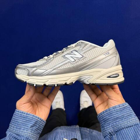 New Balance 740 U740GC2 Silver Off White Navy USA 8 UK 7 5 EUR 41 5 Training Shoe - Men's (BS-87088)