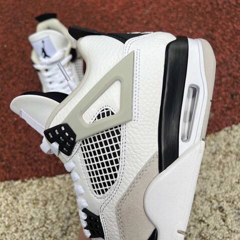 Jordan Air Jordan 4 408452-111 White Black Grey EU 36-47 5 Basketball Shoe - Unisex (BS-87256)