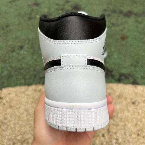 Jordan Air Jordan 1 Mid DQ8426 002 Black Squadron Blue Aura White EUR 43 Basketball Shoe - Men's (BS-87141)