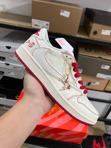 Jordan Air Jordan 1 Low Travis Scott CNY 2026 XT6998-159 sail red gold white