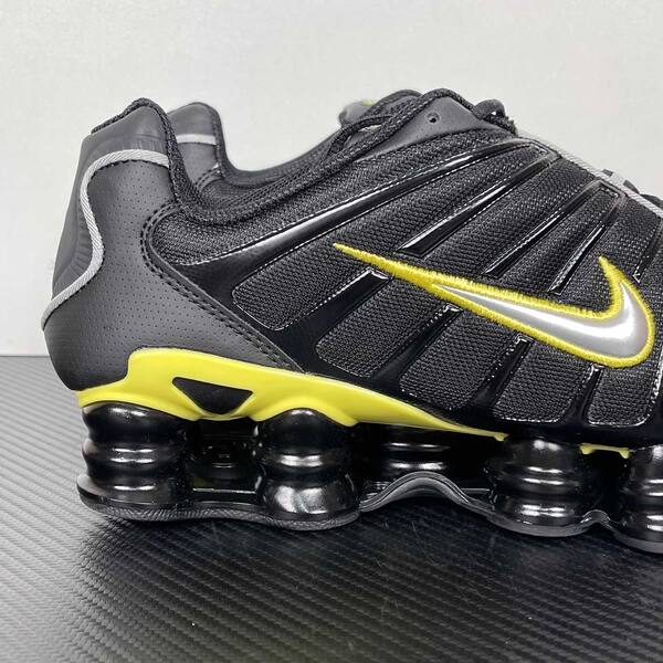 Nike Shox TL black/gray with yellow accents running