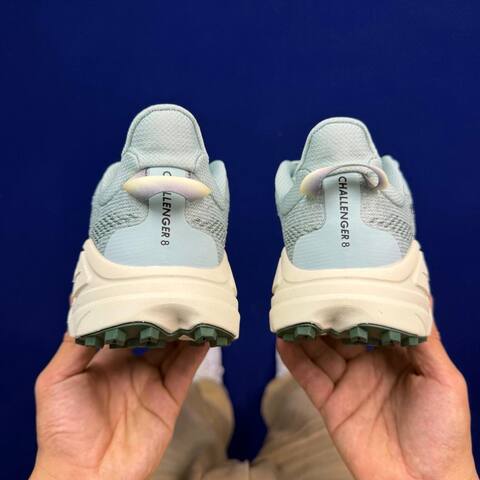 HOKA Challenger 8 Light Mint Cream White Yellow Trail Shoe Trail Running Sneakers (BS-86845)