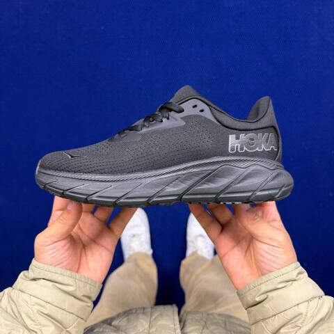 HOKA Arahi 7 Black Dark Grey Running Shoe Running Sneakers (BS-86828)