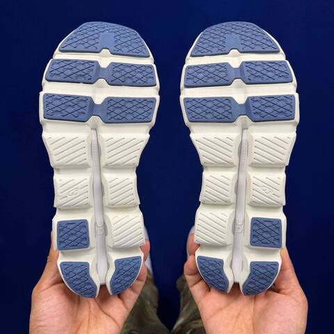 On Cloudswift 4 Blue White Cream Running Shoe Running Sneakers BS-86749