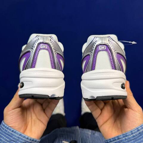 New Balance 740 U740CG2 White Purple Silver Black USA 6 5 UK 6 EUR 39 5 Training Shoe - Women's (BS-87093)