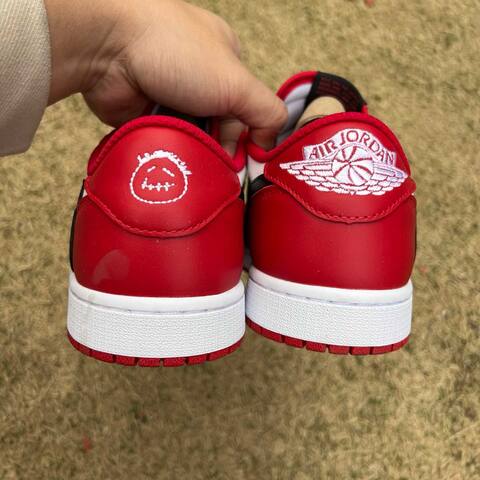 Jordan Air Jordan 1 Low OG SP DM7866 101 Red Black EU 42 Sneaker - Men's (BS-87201)