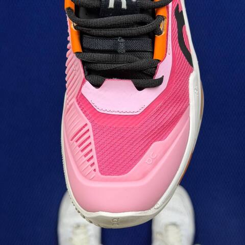 On Running The Roger Pro 7 MF30103606 Pink Orange Black White Tennis Shoe Casual Sneakers BS-86755
