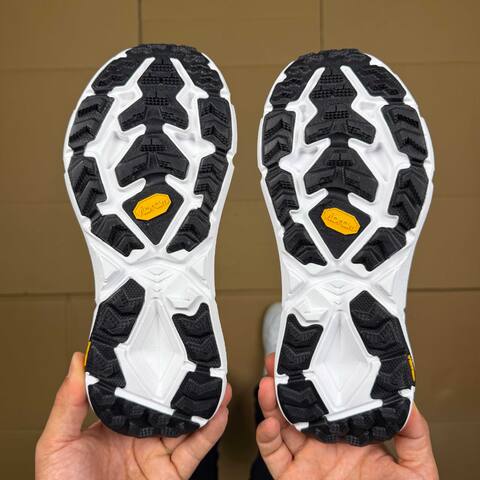 HOKA Mafate Speed 4 LITE White Black Grey Trail Shoe Trail Running Sneakers (BS-86938)