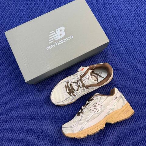 New Balance 740 U740IQ2 White Brown Beige Silver EU 38 Training Shoe - Women's (BS-87090)