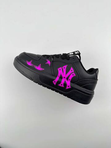 MLB Chunky Liner 2011 3 ASXCA12 N Black Hot Pink Skate Shoe Skate Sneakers (BS-86803)