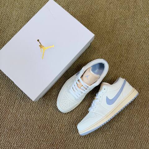 Jordan Air Jordan 1 Low DC0774 106 Sail Ghost Coconut Milk US 8 UK 7 EUR 41 Sneaker - Men's (BS-87234)