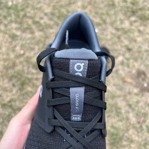 On Cloud X4 3ME30041446 Black Chambray Blue Gray US 8 EU 41 UK 7 5 JP 26 Running Shoe Running Sneakers - Men's (BS-86989)