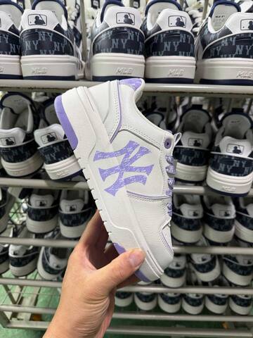 MLB Chunky Liner 3 ASXM046 White Purple Sneaker Casual