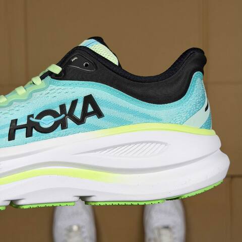 HOKA Bondi 9 Mint Green White Black Neon Yellow Running Shoe Running Sneakers (BS-86913)