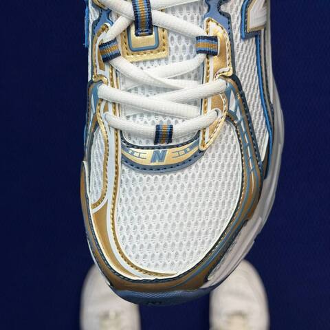 New Balance 740 U740HB2 White Gold Light Blue USA 8 UK 7 5 EUR 41 5 Training Shoe - Men's (BS-87097)