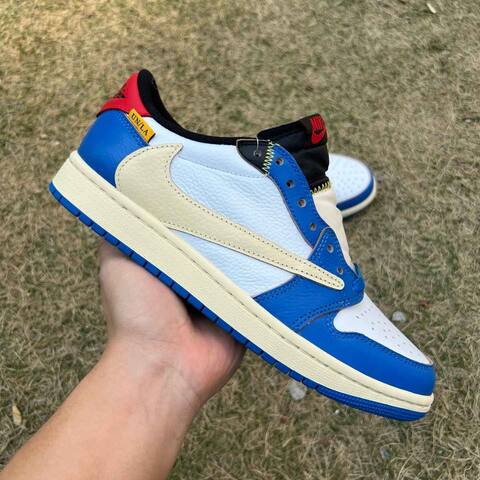 Jordan Air Jordan 1 Low OG SP DM7866 111 Sail Military Blue EU 42 Sneaker - Men's (BS-87209)