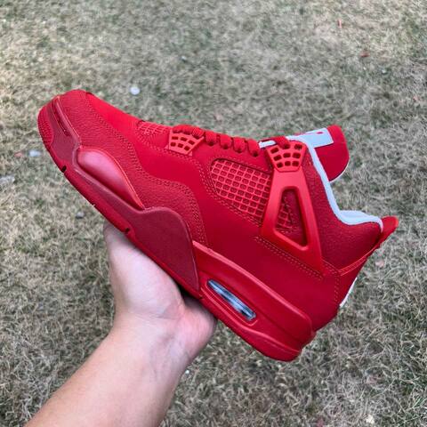 Jordan Air Jordan 4 Retro FV5029-600 University Red White US 9 5 UK 8 5 EUR 43 Basketball Shoe - Men's (BS-87279)