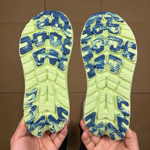 HOKA ONE ONE Kawana White Lime Green Orange Blue Running Shoe Running Sneakers (BS-86923)