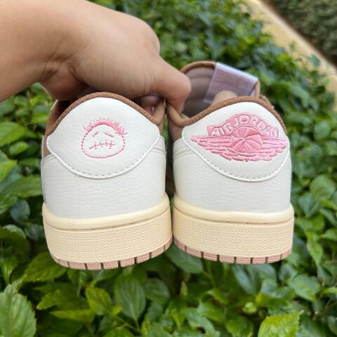 Jordan Air Jordan 1 Low OG SP DM7866 106 White Light Khaki Brown Pink USA 7 EURO 40 UK 6 25 Cm Sneaker - Men's (BS-87240)