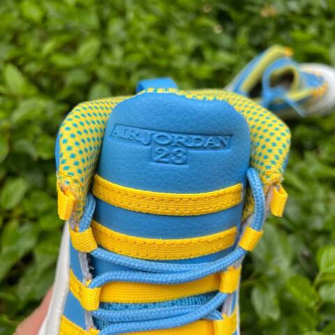 Jordan Air Jordan 10 Retro HOH HJ6779 112 White North Carolina Blue Yellow EU 43 Basketball Shoe - Men's (BS-87065)