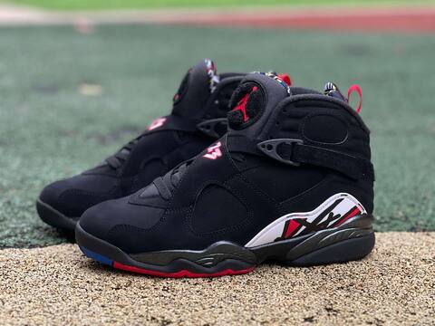 Jordan Air Jordan 8 Retro 305381 062 Black True Red White Blue US 8 UK 7 EUR 41 26cm Basketball Shoe - Men's (BS-87309)
