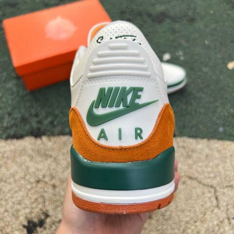 Jordan Air Jordan 3 Retro OG SP SoleFly Miami IF4491100 Sail Gorge Green Orange US 13 UK 12 BR 46 EUR 47 5 Cm 31 Basketball Shoe - Unisex (BS-87349)