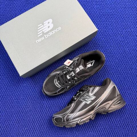 New Balance 740 U740BM2 Black Silver USA 8 UK 7 5 EUR 41 5 Running Shoe - Men's (BS-87089)