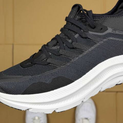 HOKA Kawana Black White Running Shoe Running Sneakers (BS-86900)
