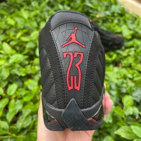 Jordan Air Jordan 14 Retro 487471 003 Black Varsity Red EU 43 Basketball Shoe - Men's (BS-87332)
