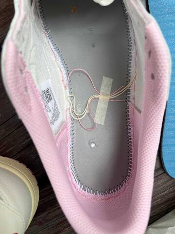 Jordan Air Jordan 1 Low OG SP IQ7604 101 Sail Tropical Pink Shy Pink EU 41 Sneaker - Men's (BS-87177)