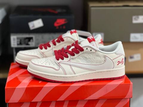 Jordan Air Jordan 1 Low Travis Scott CNY 2026 XT6998-159 sail red gold white