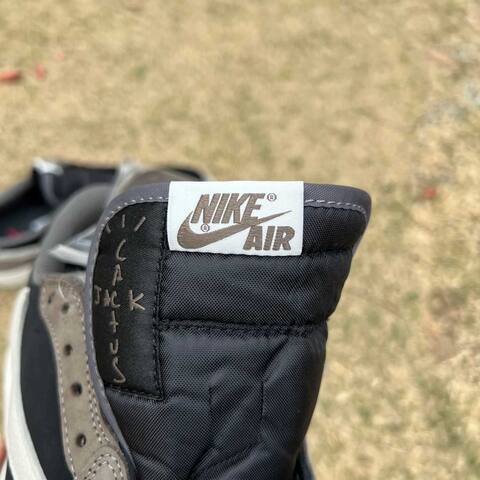 Jordan Air Jordan 1 Low OG SP DM7866 001 Sail Dark Grey Black EU 42 Sneaker - Men's (BS-87203)
