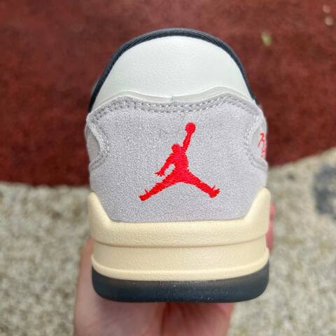 Jordan Flight Court SP FZ9854 108 Beige Gray Red Black US 7 UK 6 BR 38 EUR 40 25cm Sneaker - Unisex (BS-87246)