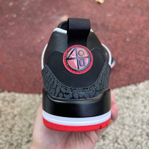 Jordan Spizike Low CNY FQ1759 009 Black Grey White Red EU 42 Basketball Shoe - Men's (BS-87280)